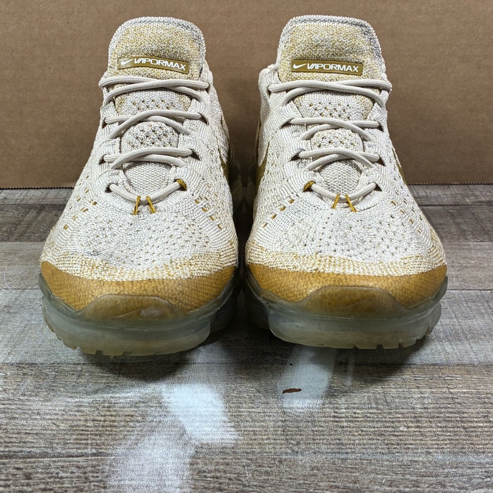 Nike Air Vapor Max Flyknit Sandrift Bronzine Men’s Shoes Sneakers Size 11 - Picture 2 of 11